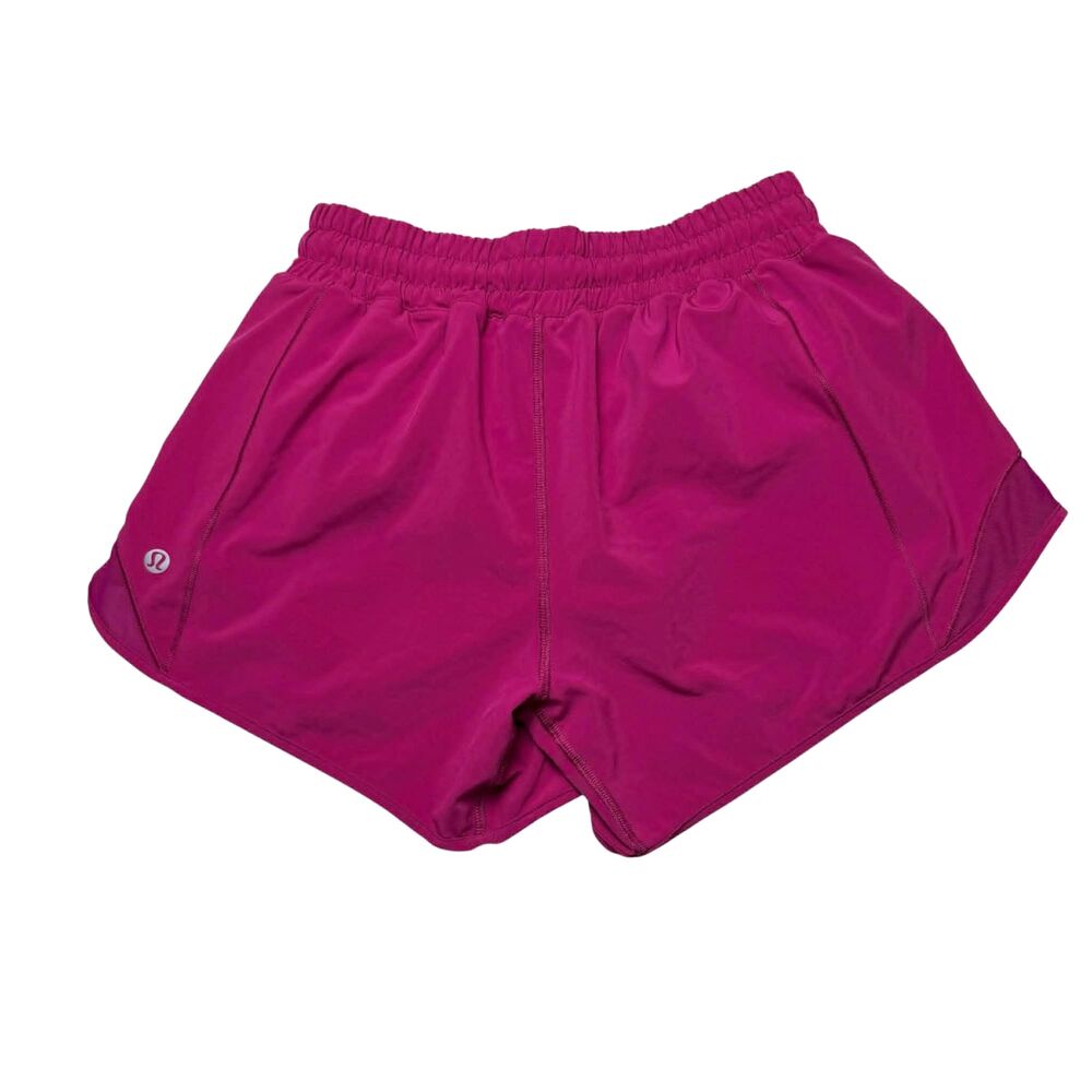 Lululemon Hotty Hot Short Low Rise 4" Ripened Raspberry - Picture 4 of 7